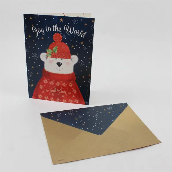 Lot of 25 Christmas Greeting Cards with Envelopes Unused