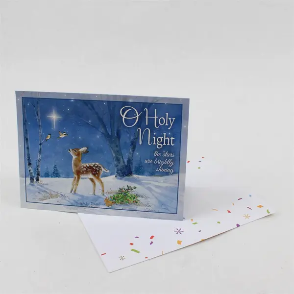 Lot of 25 Christmas Greeting Cards with Envelopes Unused