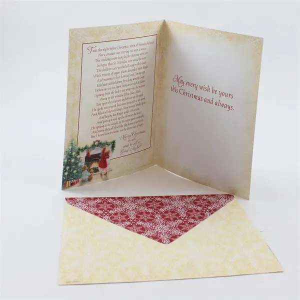 Lot of 25 Christmas Greeting Cards with Envelopes Unused