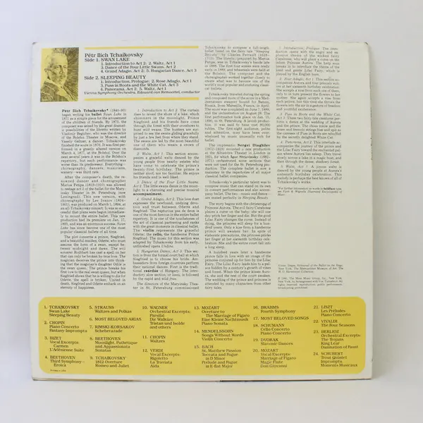 Tchaikovsky Swan Lake Sleeping Beauty Excerpts Album 1 12" Vinyl Record