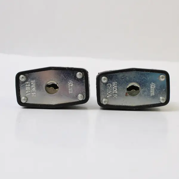 Lot of 2 40mm Padlocks w/ Matching Keys - Used