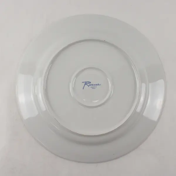 Rosanna Import Large Ceramic Plate Wine-Themed, Made in Italy 11.8"x11.8" 