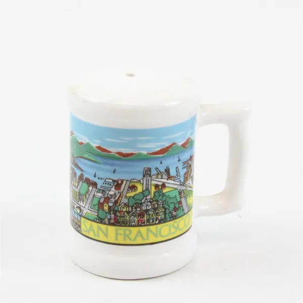 Vintage Karol Western San Francisco Ceramic Salt Shaker 2.5"