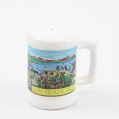 Vintage Karol Western San Francisco Ceramic Salt Shaker 2.5"