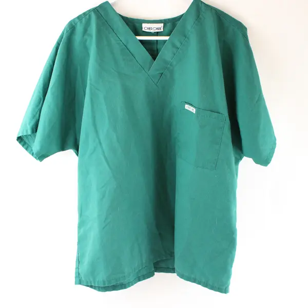 Cherokee Emerald Green Scrub Top Women's 2XL