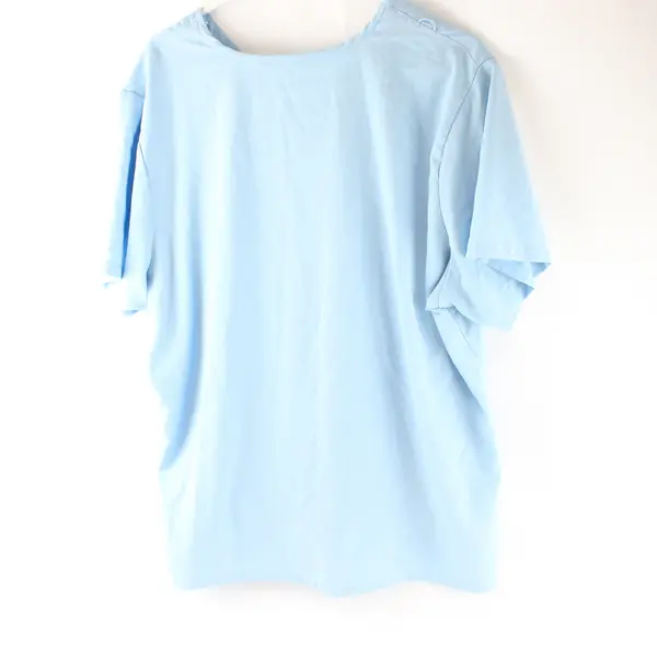 Work Ready Light Blue Scrub Top Women's Size XXL