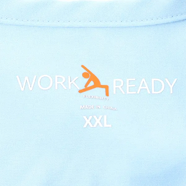 Work Ready Light Blue Scrub Top Women's Size XXL