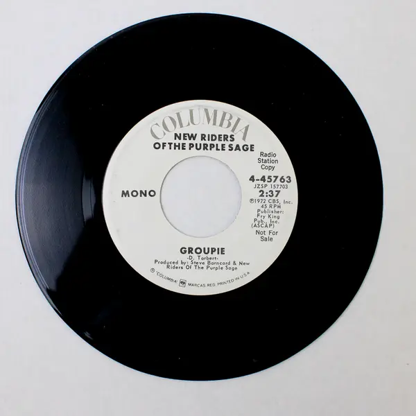 New Riders Of The Purple Sage - Groupie / Groupie 7" Vinyl Record