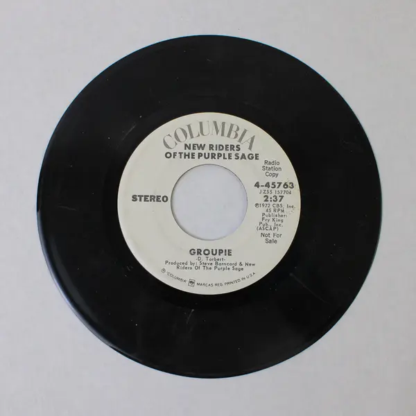 New Riders Of The Purple Sage - Groupie / Groupie 7" Vinyl Record