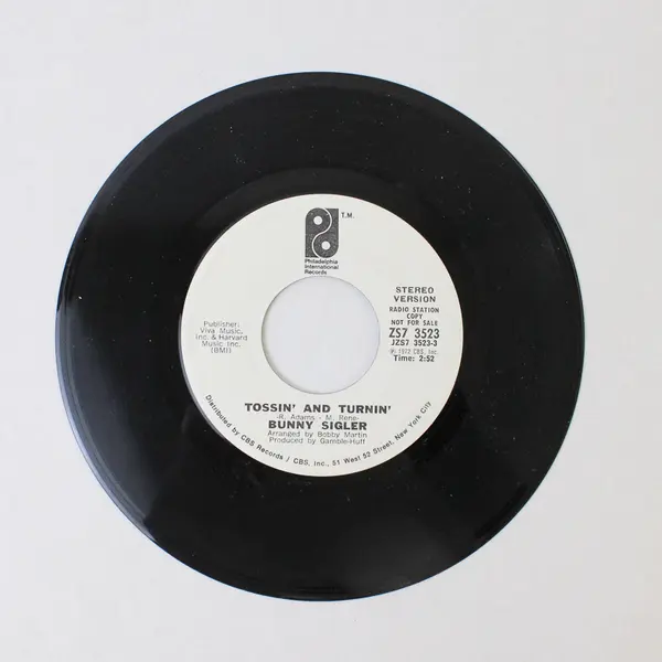 Bunny Sigler - Tossin' and  Turnin'  7" Vinyl Record