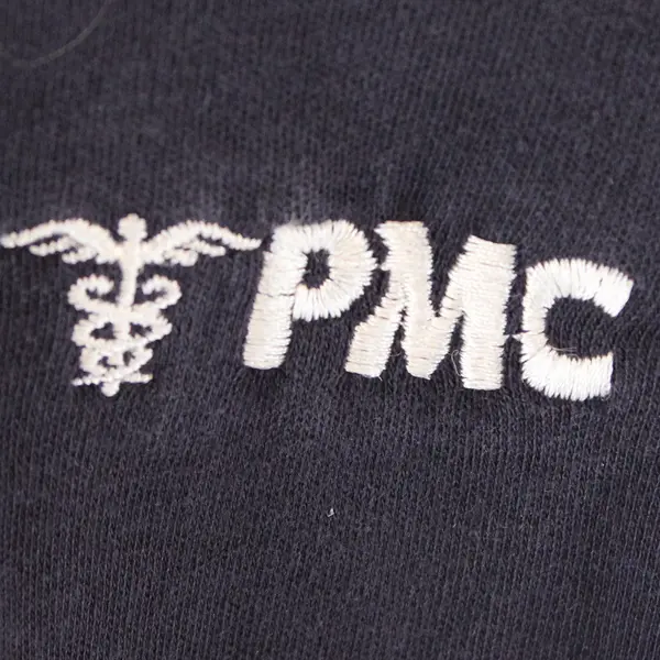 Lands' End Embroidered Physicians Medical Center Navy Cotton Polo Women's 2X