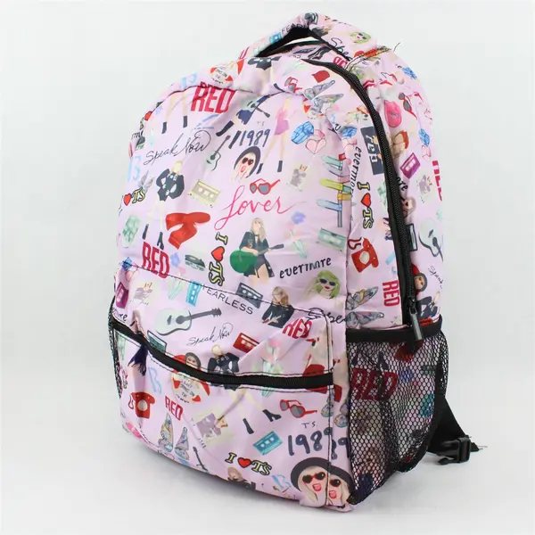 Taylor Swift Eras Girls' Backpack 15" Pink