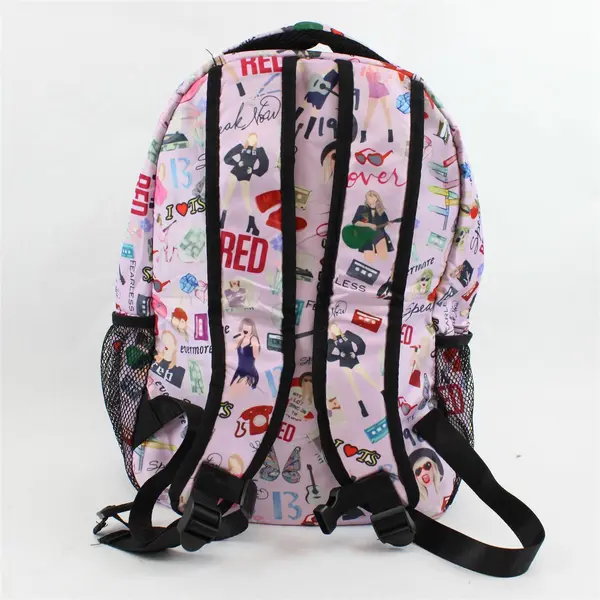 Taylor Swift Eras Girls' Backpack 15" Pink