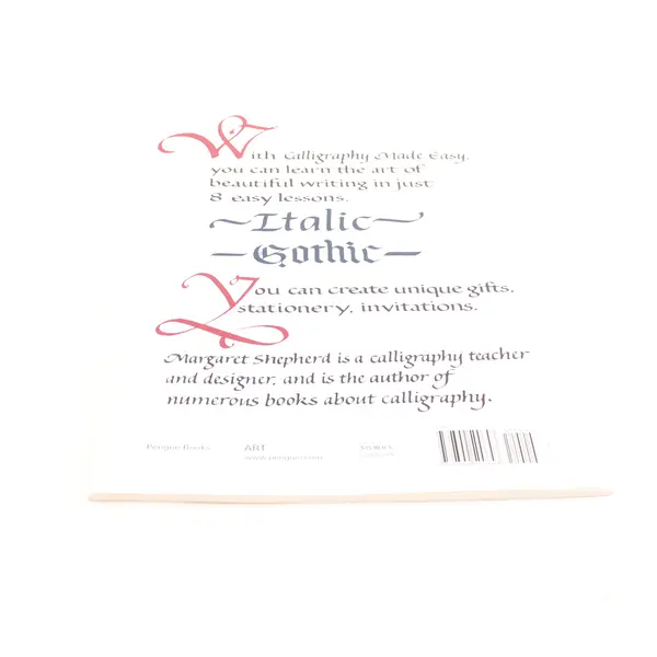 Calligraphy Made Easy: A Beginner's Workbook 1981, SC Book 