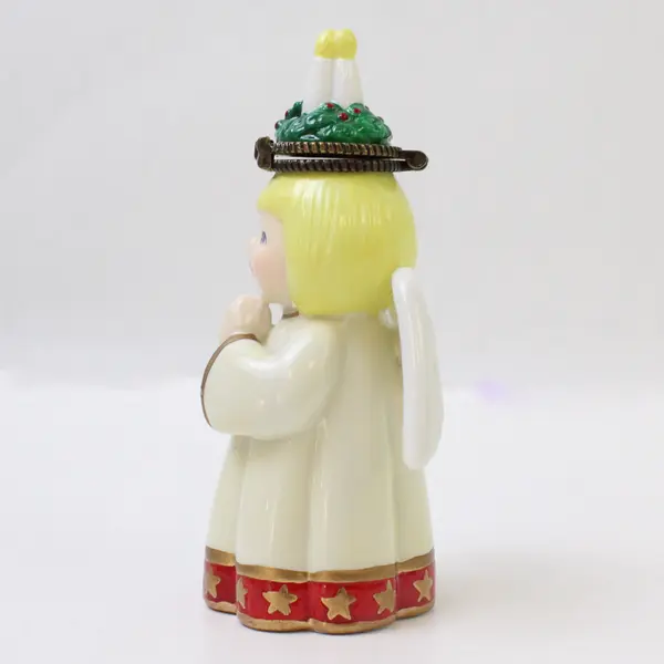 Midwest of Cannon Falls The Legend of St Lucia Porcelain Hinged Box