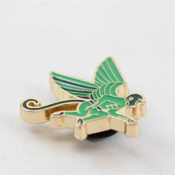 Crocs Wicked Musical Green Enamel Gold-Tone Flying Monkey Jibbitz Charm