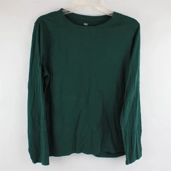 Dip Forest Green Long-Sleeved T-Shirt Women's Large