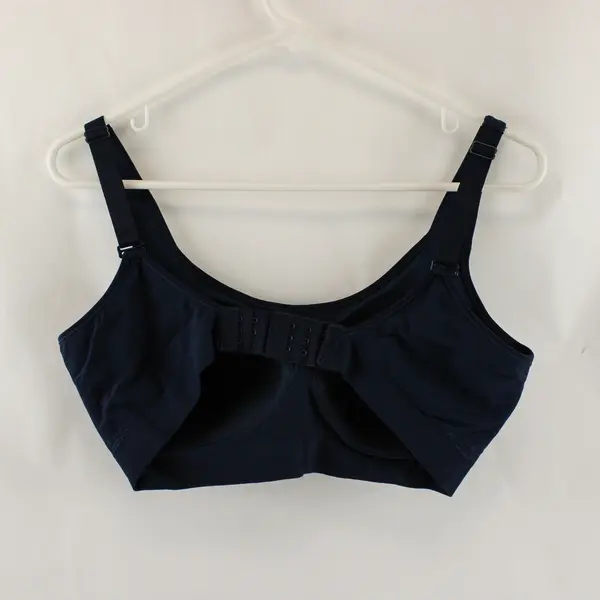 Body & Bra Navy Blue Wireless T-Shirt Bra Women's Large