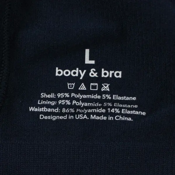 Body & Bra Navy Blue Wireless T-Shirt Bra Women's Large