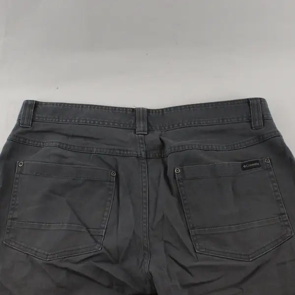 Columbia Gray Straight-Leg Cotton Cargo Pants Men's 34W x 32L