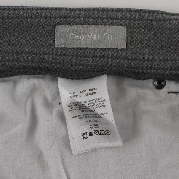 Columbia Gray Straight-Leg Cotton Cargo Pants Men's 34W x 32L