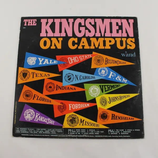 The Kingsmen On Campus 12" Vinyl Record