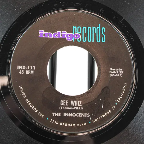 The Innocents – Gee Whiz / Please Mr. Sun 7" Vinyl Record