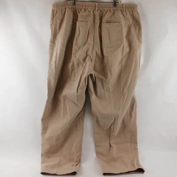 Woman Within Beige Straight-Leg Classic Fit Jeans Women's Size 26T