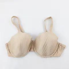 Playtex Beige Nude Striped Underwired Bra Women's Size 40C