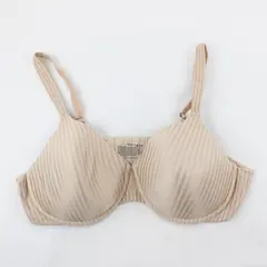 Playtex Beige Nude Striped Underwired Bra Women's Size 42C