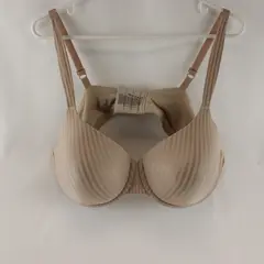 Playtex Beige Nude Striped Underwired Bra Women's 42C