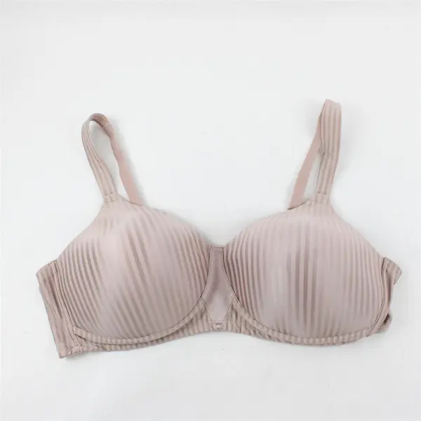 Playtex Dusty Rose Striped Underwired Bra Women's Size 42C