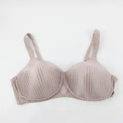 Playtex Dusty Rose Striped Underwired Bra Women's Size 42C