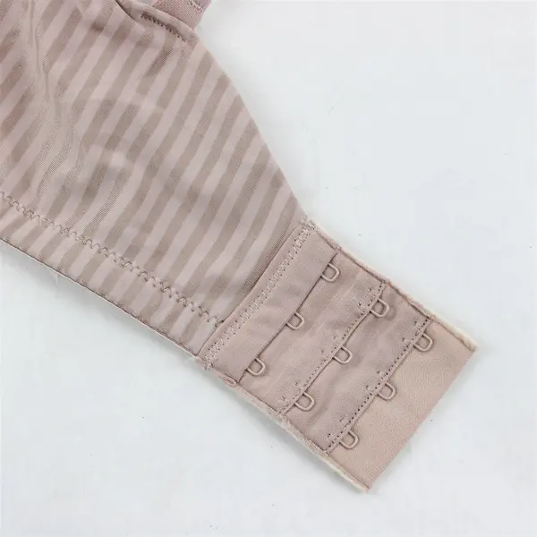 Playtex Dusty Rose Striped Underwired Bra Women's Size 42C