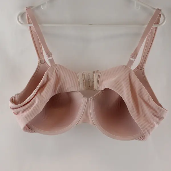 Playtex Light Pink Striped Underwired Bra Women's Size 42C