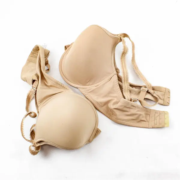 Lot of 2 Essential Bodywear Beige Nude Underwired T-Shirt Bras Women's Size 44B