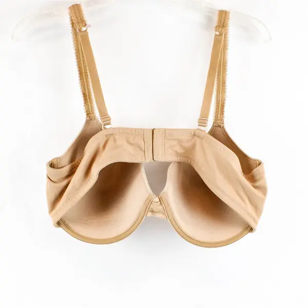 Lot of 2 Essential Bodywear Beige Nude Underwired T-Shirt Bras Women's Size 44B