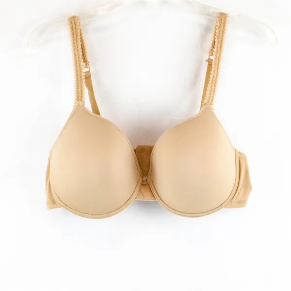 Lot of 2 Essential Bodywear Beige Nude Underwired T-Shirt Bras Women's Size 44B
