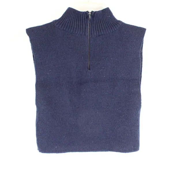 Vintage The Specialty House Navy Blue Mock Turtleneck Knit Dickey One Size