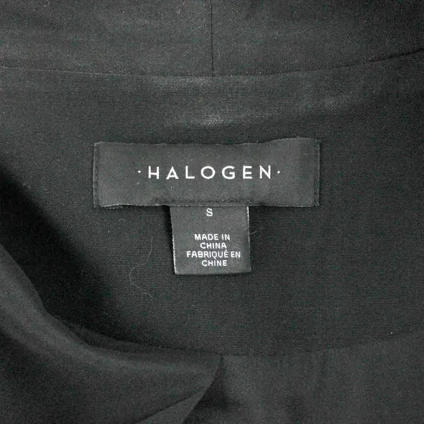 Halogen Solid Black Oversized Blazer Women's Size Small