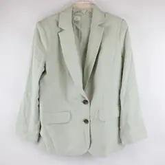 A New Day Sage Green Faux Pocket Blazer Women's Small