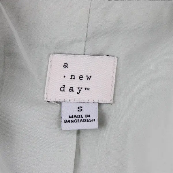 A New Day Sage Green Faux Pocket Blazer Women's Small
