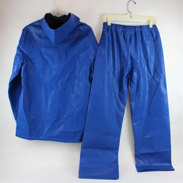 Faithful Dritex Blue Waterproof Raincoat and Pants Set Men's Small