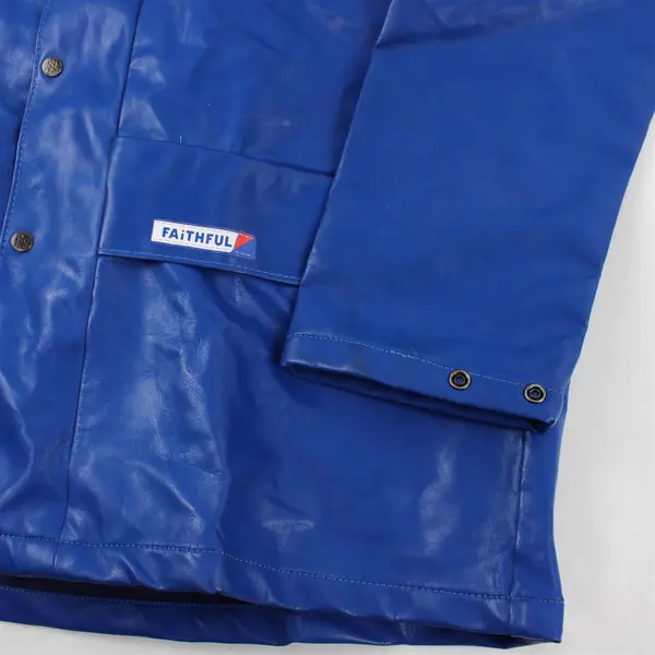 Faithful Dritex Blue Waterproof Raincoat and Pants Set Men's Small