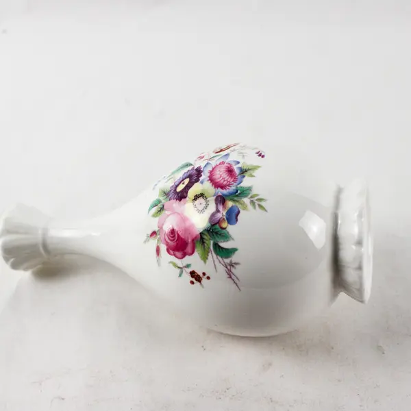 Coalport Junetime Bone China Small Vase - Chip/Break on Mouth - For Repair