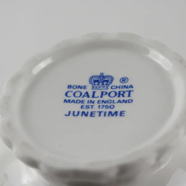 Coalport Junetime Bone China Small Vase - Chip/Break on Mouth - For Repair