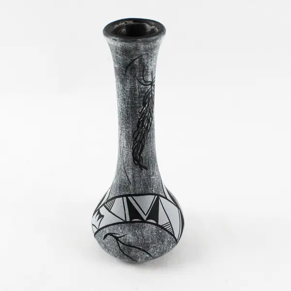 Handmade Sundance Studios Native American Style Bud Vase Southwestern