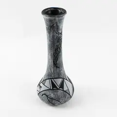 Handmade Sundance Studios Native American Style Bud Vase Southwestern