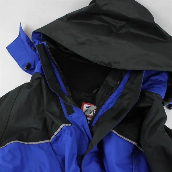 Viking Tempest Black and Blue Hooded Outdoor Jacket Men's Medium 