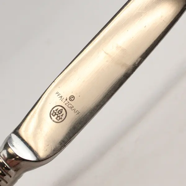 Lot of 4 Pfaltzgraff Strata Stainless Steel Dinner Knives 9"